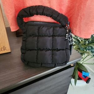 Black Quilted Handbag